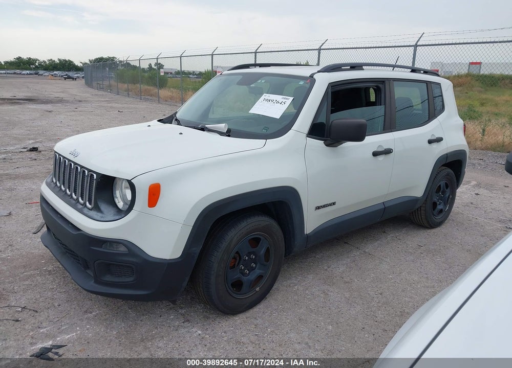 2017 JEEP RENEGADE SPORT FWD VIN: ZACCJAAH8HPE97647