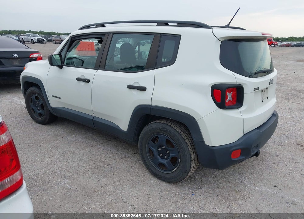 2017 JEEP RENEGADE SPORT FWD VIN: ZACCJAAH8HPE97647