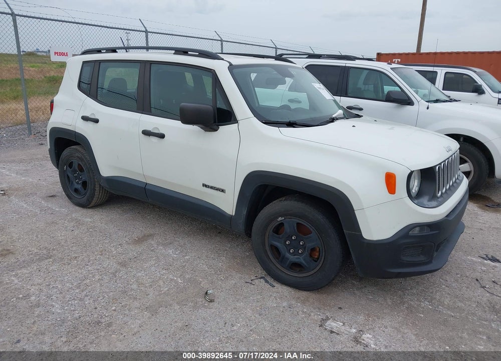 2017 JEEP RENEGADE SPORT FWD VIN: ZACCJAAH8HPE97647