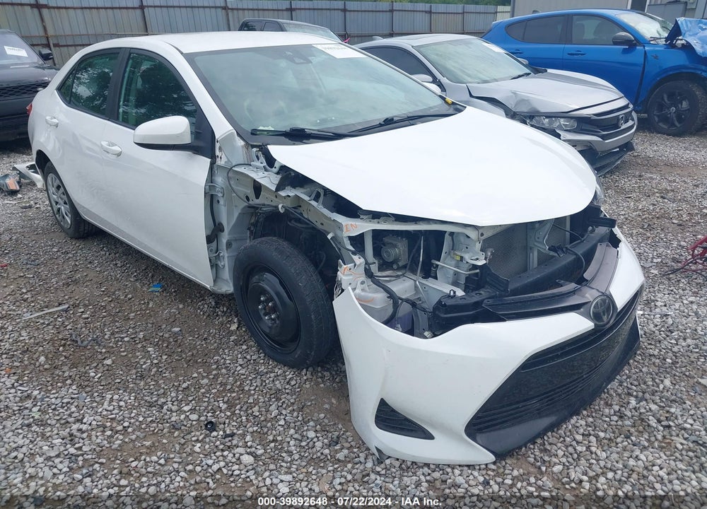 2019 TOYOTA COROLLA LE VIN: 2T1BURHE7KC226594