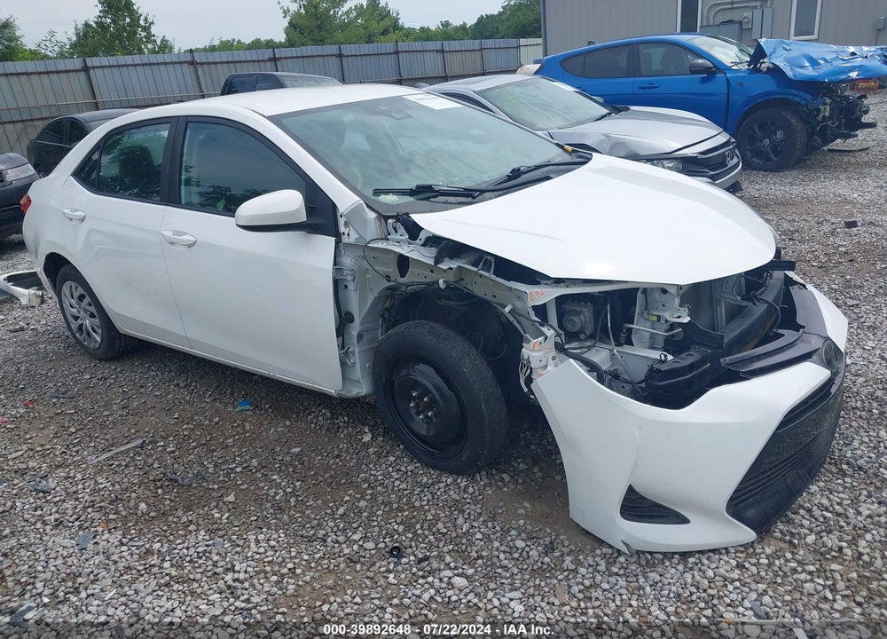 2019 TOYOTA COROLLA LE VIN: 2T1BURHE7KC226594