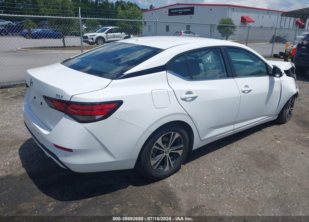 2021 NISSAN SENTRA SV XTRONIC CVT VIN: 3N1AB8CV3MY292553