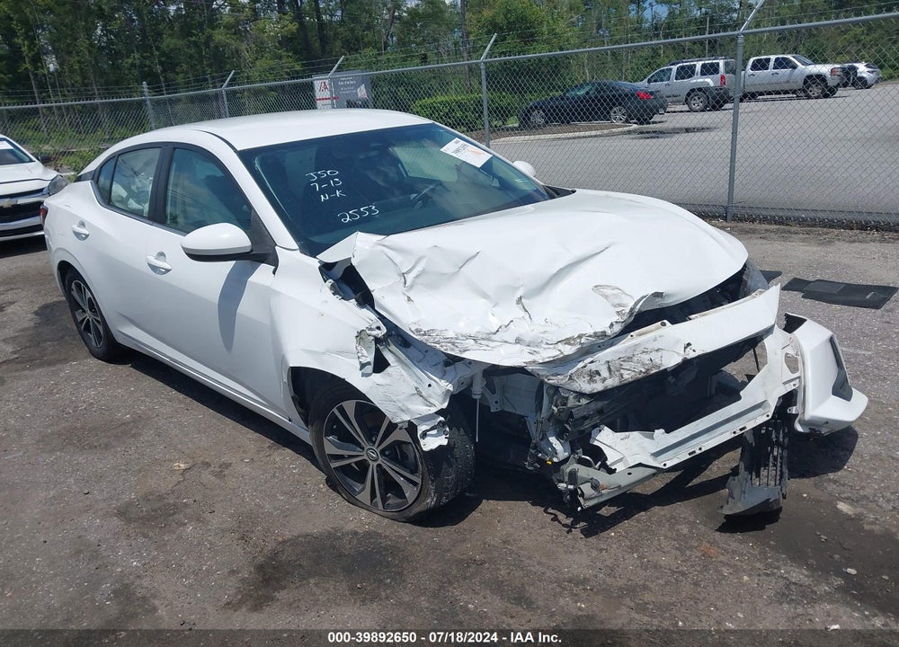 2021 NISSAN SENTRA SV XTRONIC CVT VIN: 3N1AB8CV3MY292553