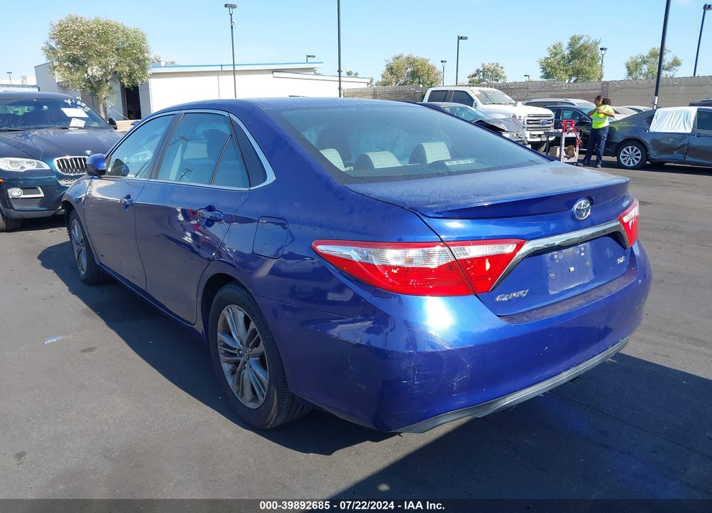 2015 TOYOTA CAMRY SE VIN: 4T1BF1FK8FU942316