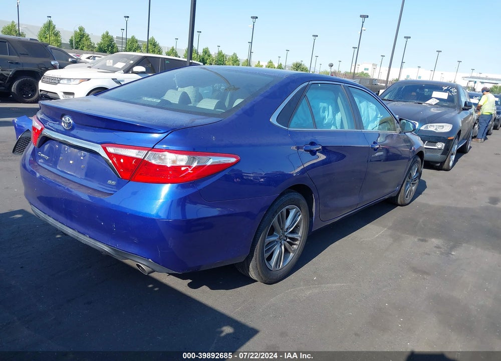 2015 TOYOTA CAMRY SE VIN: 4T1BF1FK8FU942316