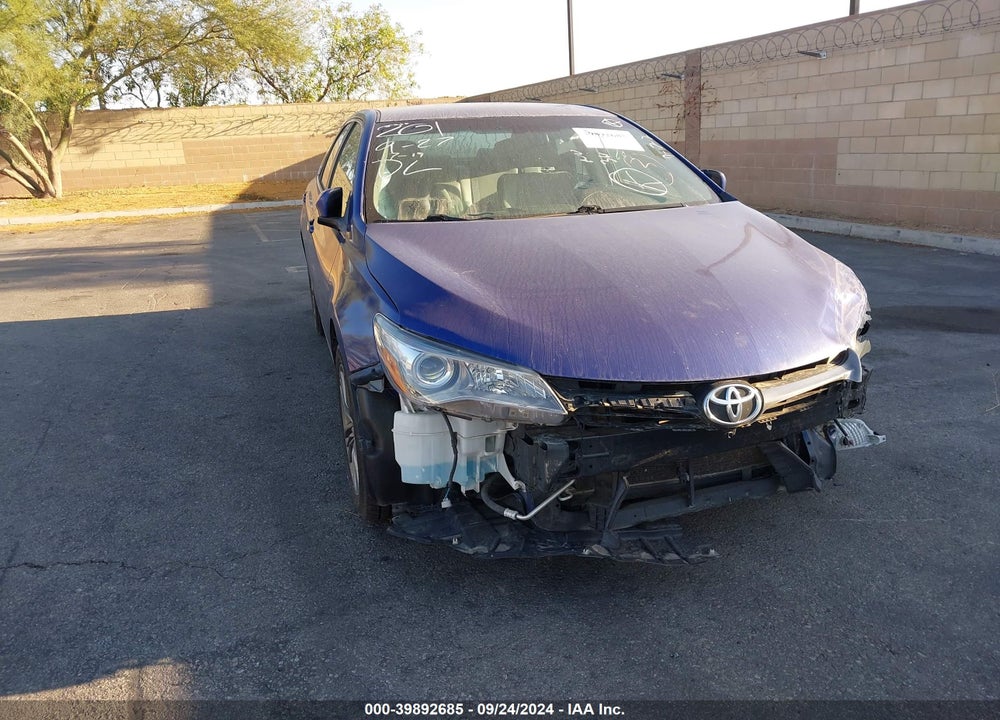 2015 TOYOTA CAMRY SE VIN: 4T1BF1FK8FU942316