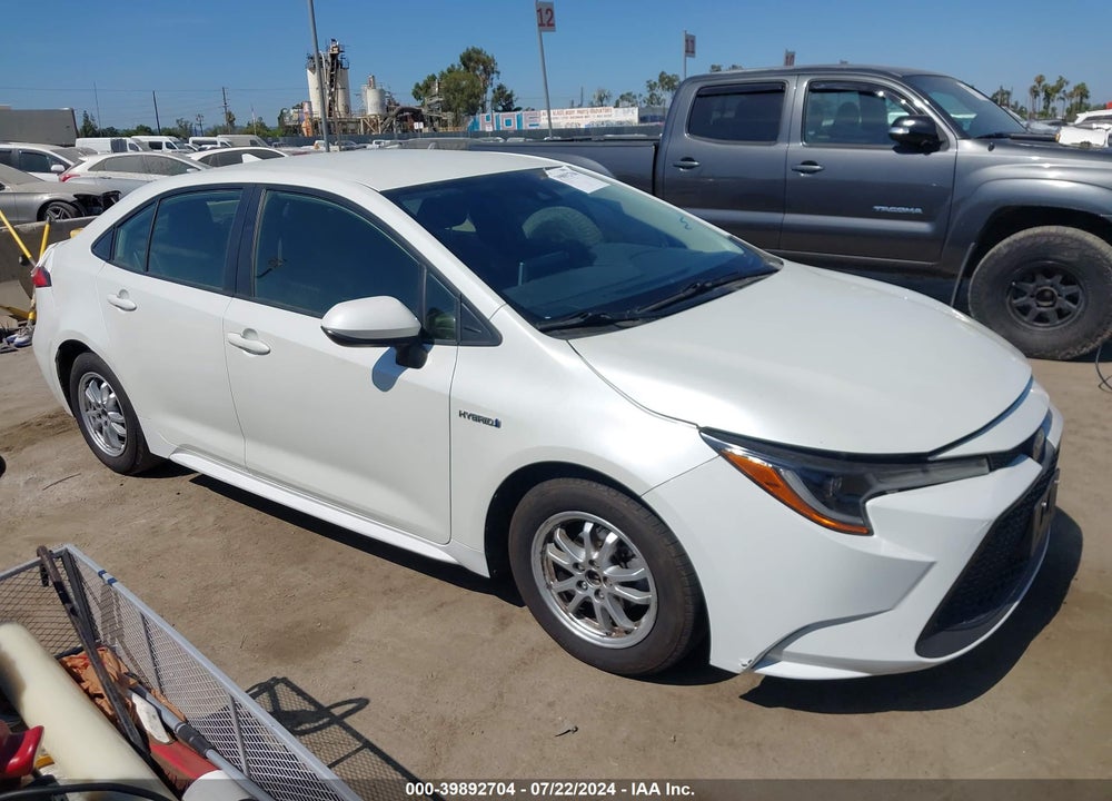 2021 TOYOTA COROLLA HYBRID LE VIN: JTDEAMDE8MJ002658