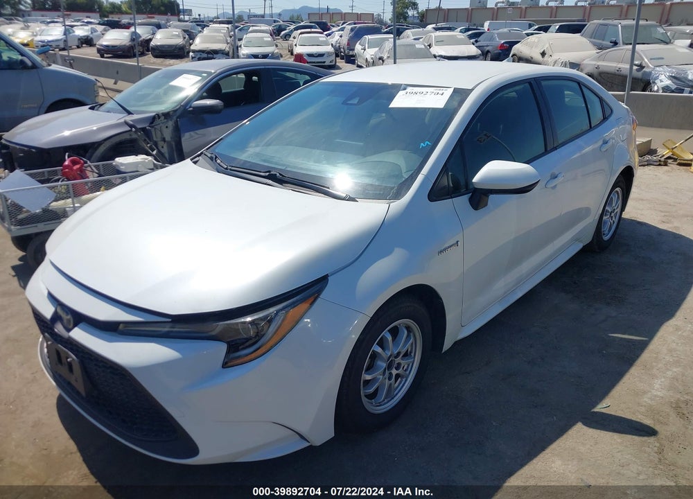 2021 TOYOTA COROLLA HYBRID LE VIN: JTDEAMDE8MJ002658