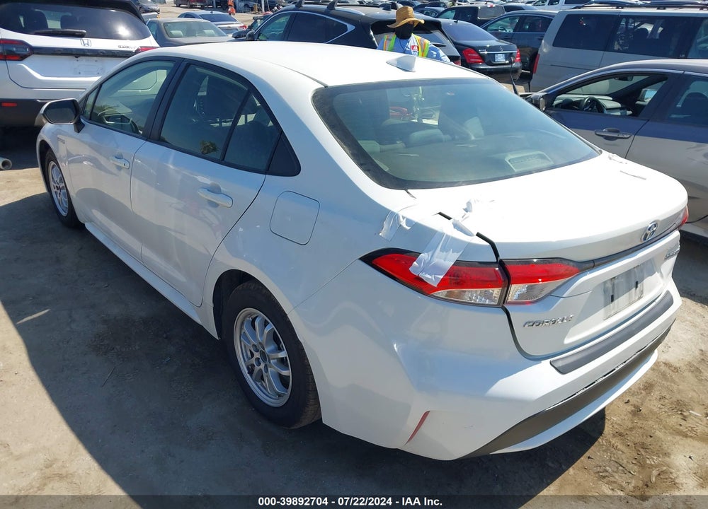 2021 TOYOTA COROLLA HYBRID LE VIN: JTDEAMDE8MJ002658