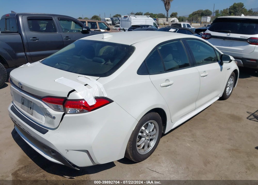 2021 TOYOTA COROLLA HYBRID LE VIN: JTDEAMDE8MJ002658