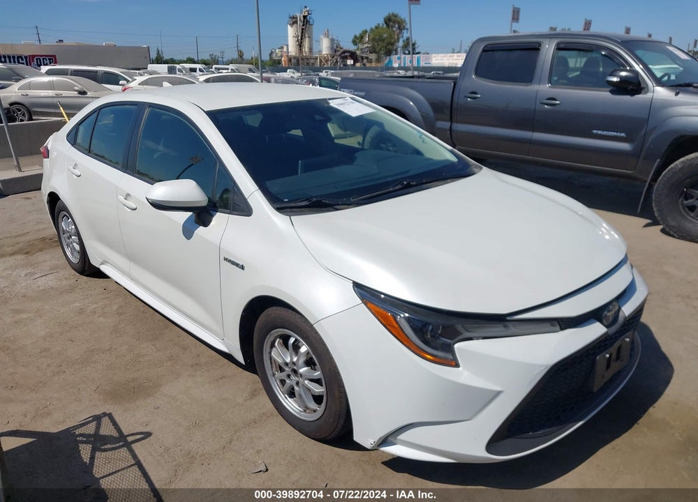 2021 TOYOTA COROLLA HYBRID LE VIN: JTDEAMDE8MJ002658