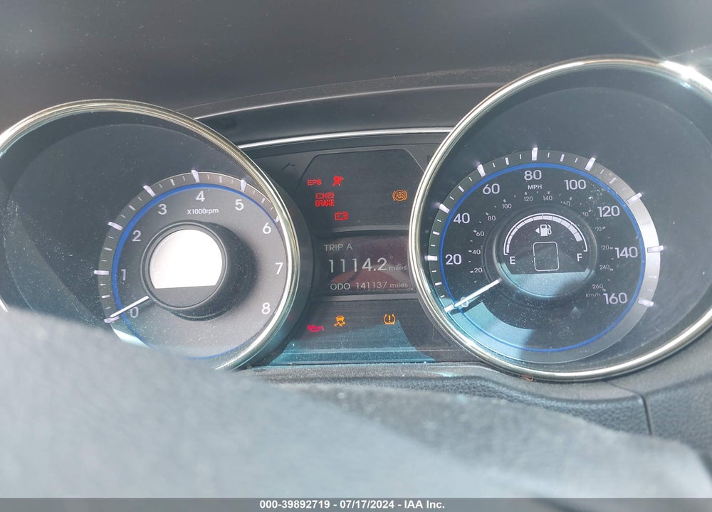 2012 HYUNDAI SONATA GLS VIN: 5NPEB4ACXCH482046