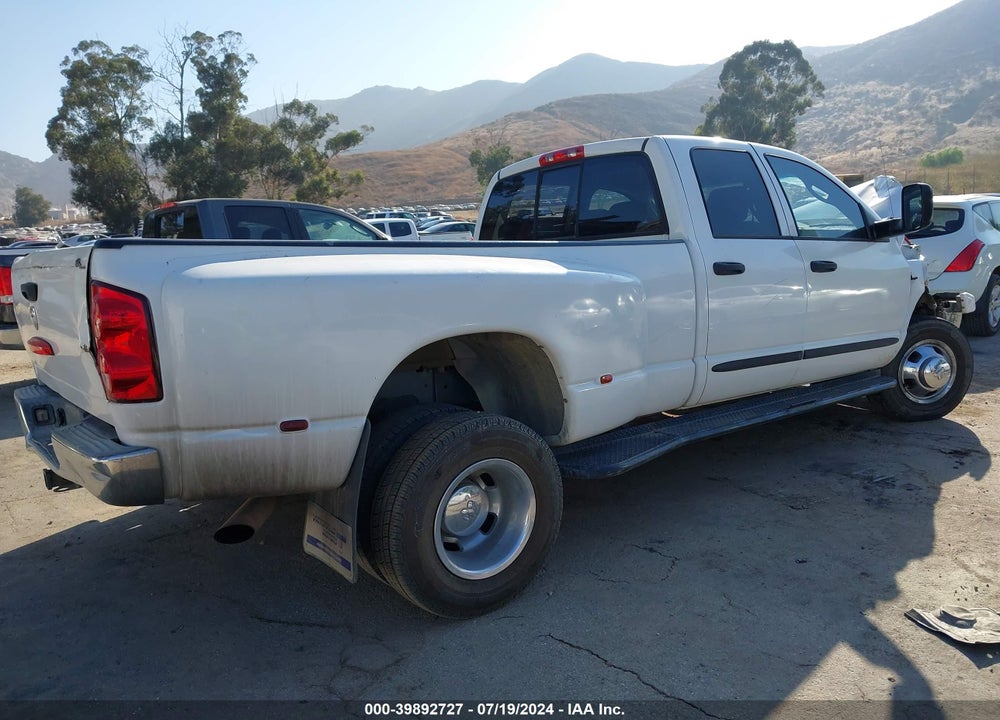 2007 DODGE RAM 3500 SLT/SPORT VIN: 3D7MX48C37G720066
