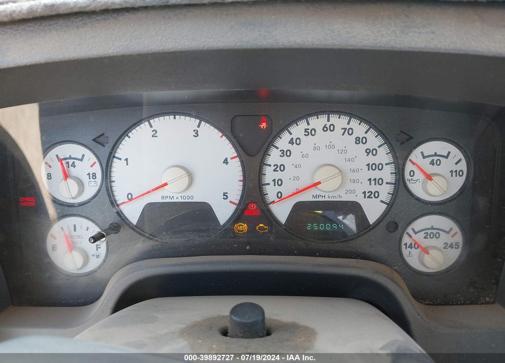 2007 DODGE RAM 3500 SLT/SPORT VIN: 3D7MX48C37G720066
