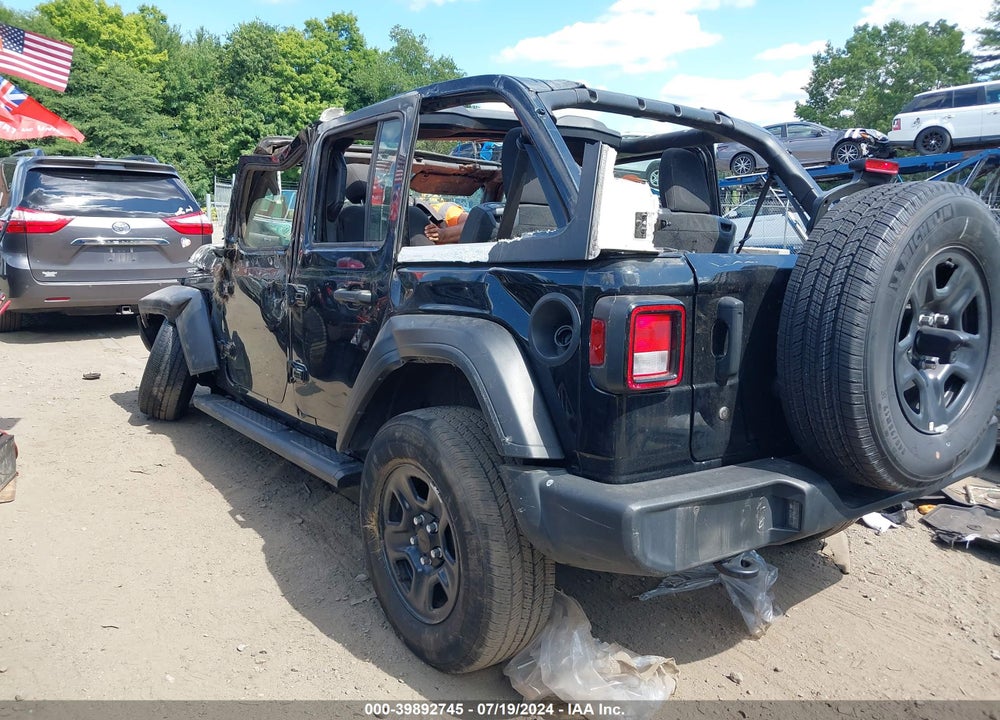 2022 JEEP WRANGLER UNLIMITED SPORT 4X4 VIN: 1C4HJXDG7NW235015