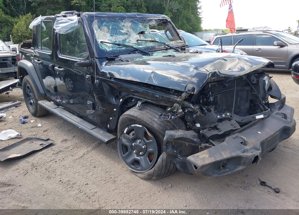 2022 JEEP WRANGLER UNLIMITED SPORT 4X4 VIN: 1C4HJXDG7NW235015