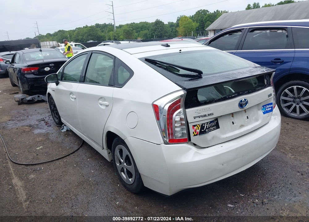 2015 TOYOTA PRIUS THREE VIN: JTDKN3DU9F0416971