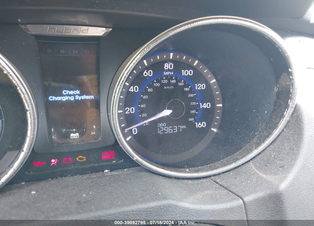 2012 HYUNDAI SONATA HYBRID VIN: KMHEC4A41CA047537