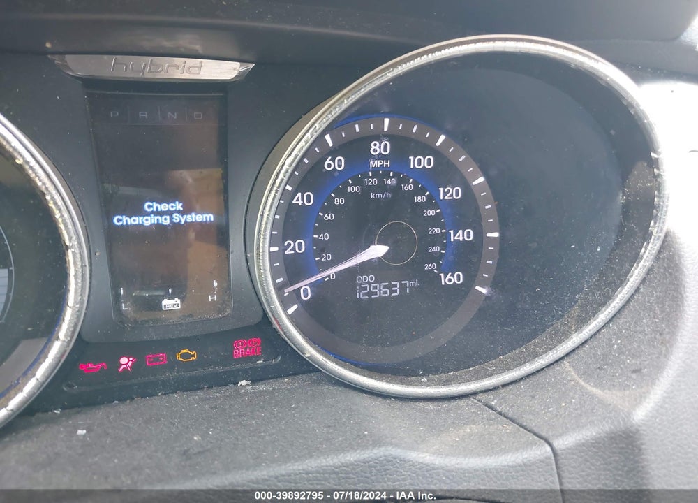 2012 HYUNDAI SONATA HYBRID VIN: KMHEC4A41CA047537