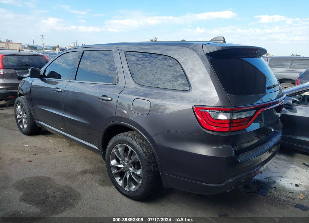 2021 DODGE DURANGO GT PLUS AWD VIN: 1C4RDJDG5MC631789
