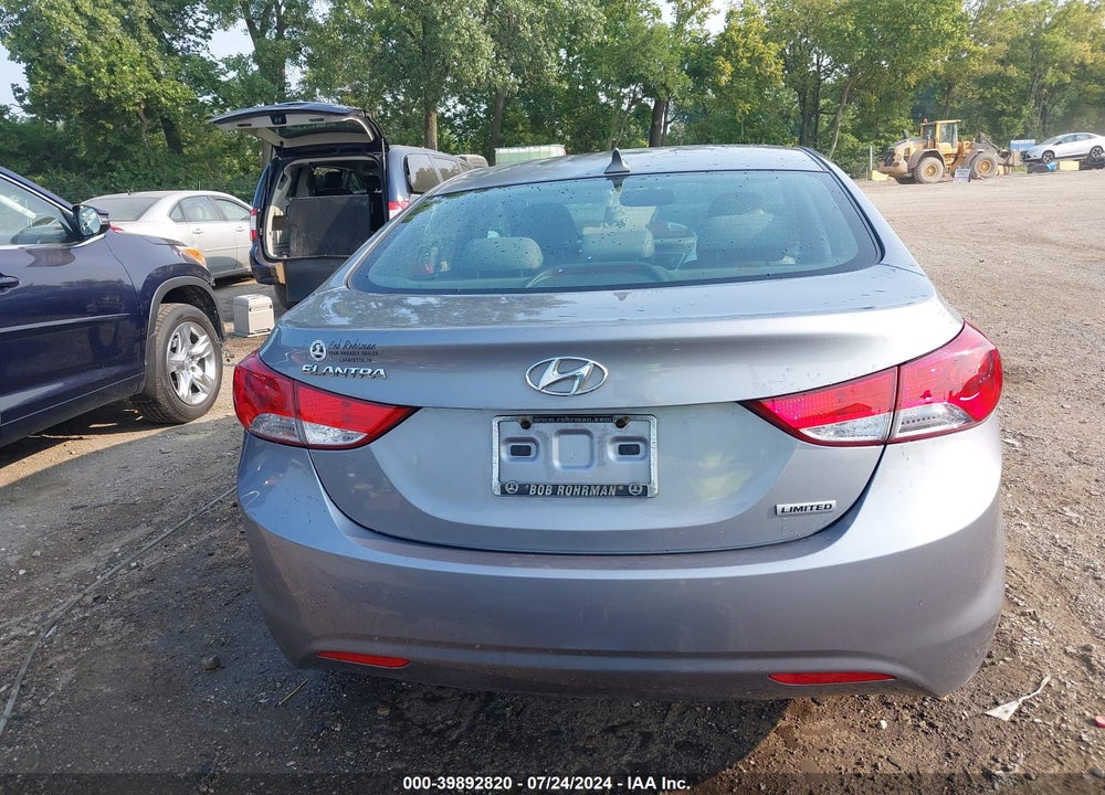 2013 HYUNDAI ELANTRA LIMITED VIN: KMHDH4AE2DU673264