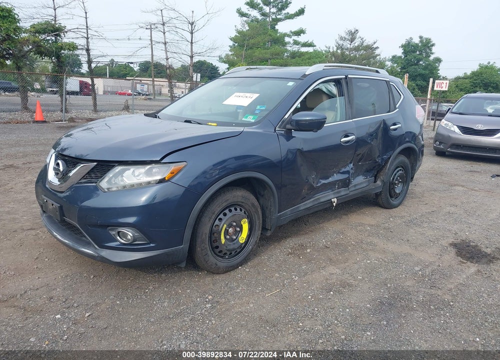 2016 NISSAN ROGUE SL VIN: 5N1AT2MV4GC893243