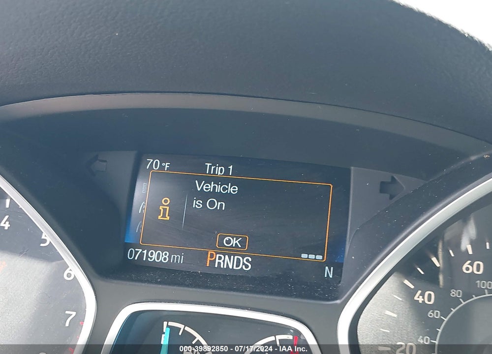 2018 FORD ESCAPE S VIN: 1FMCU0F74JUA41579