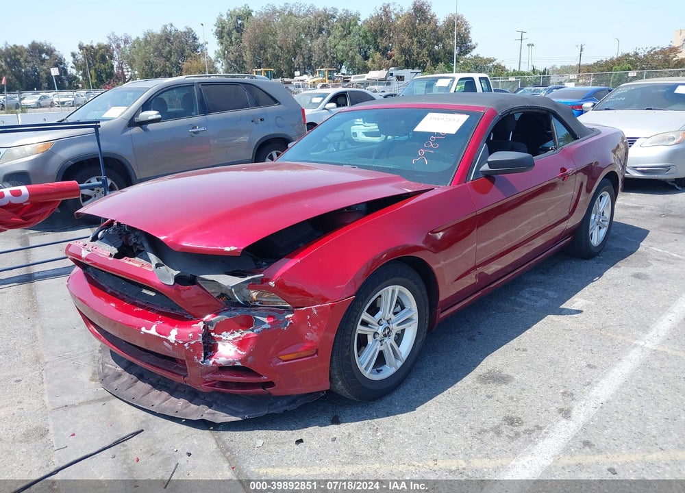 2014 FORD MUSTANG V6 VIN: 1ZVBP8EM2E5213246