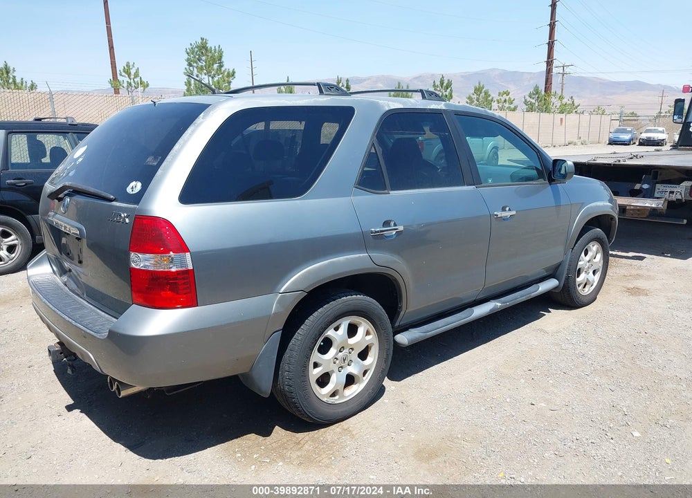 2001 ACURA MDX VIN: 2HNYD18811H540441