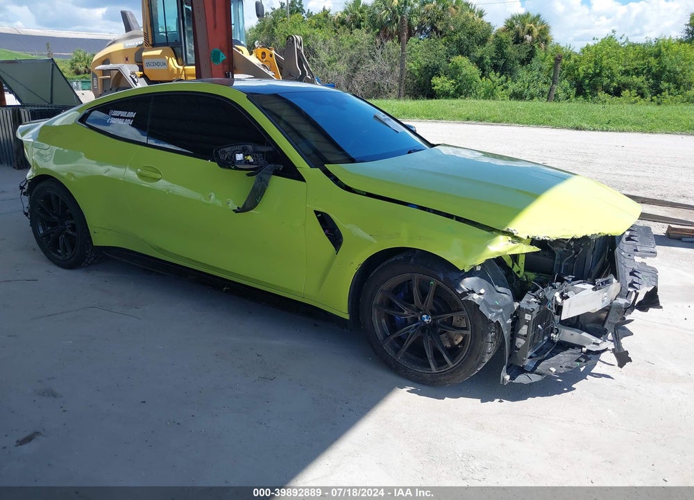 2021 BMW M4 COMPETITION VIN: WBS33AZ03MCG55461