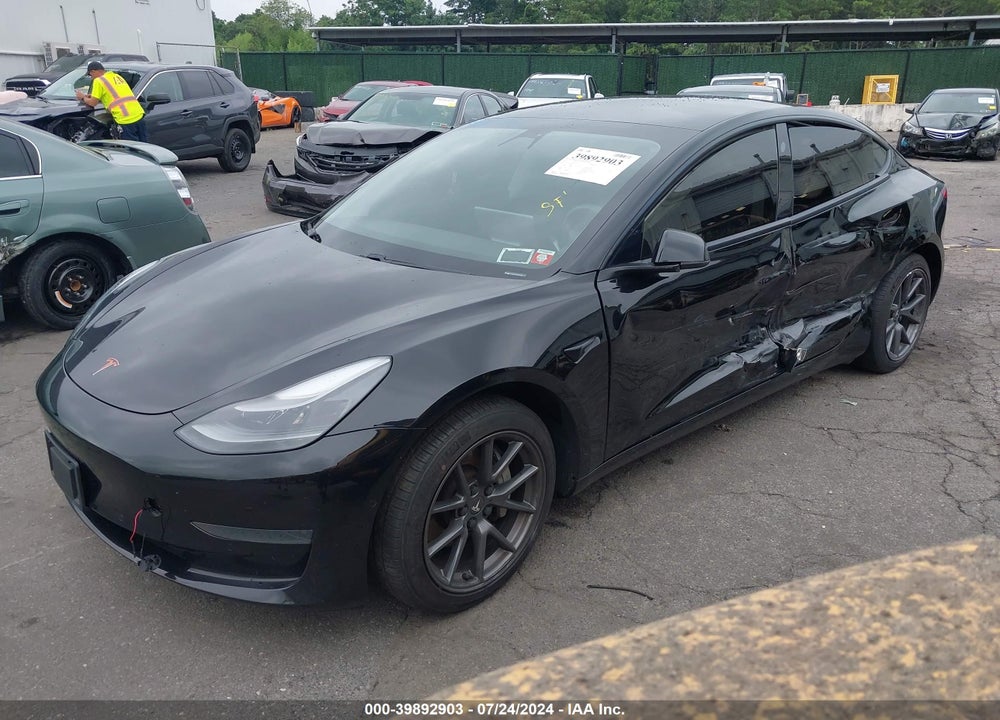 2021 TESLA MODEL 3 STANDARD RANGE PLUS REAR-WHEEL DRIVE VIN: 5YJ3E1EAXMF911322