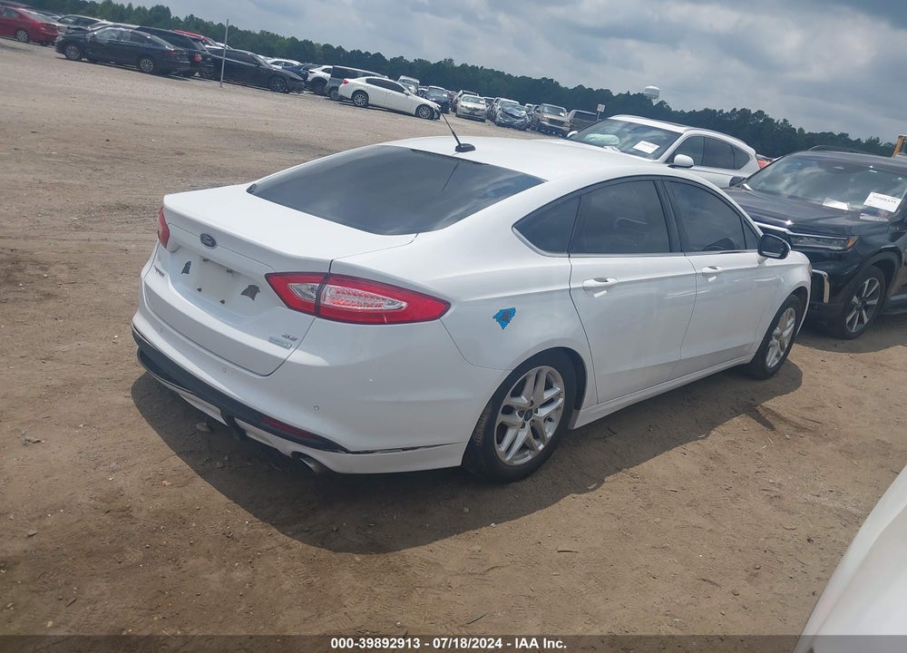 2014 FORD FUSION SE VIN: 1FA6P0HD4E5376343