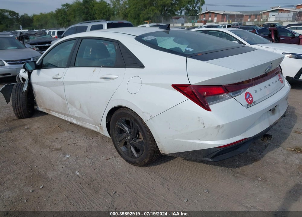 2021 HYUNDAI ELANTRA SEL VIN: 5NPLM4AG3MH004413