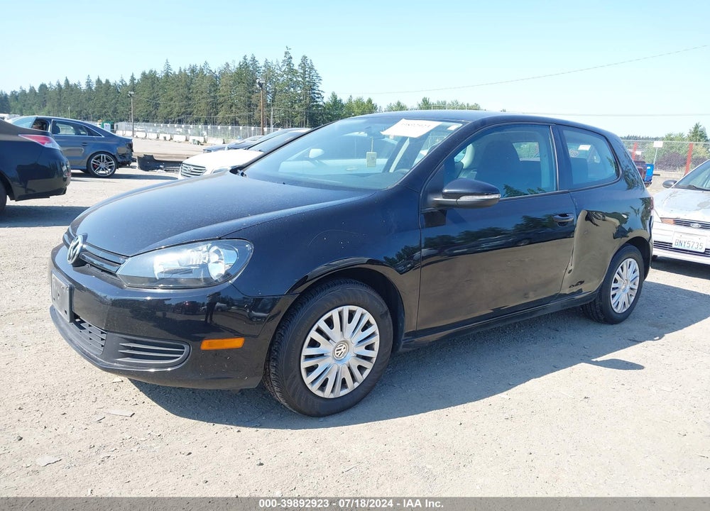 2011 VOLKSWAGEN GOLF 2.5L 2-DOOR VIN: WVWBB7AJ1BW027663