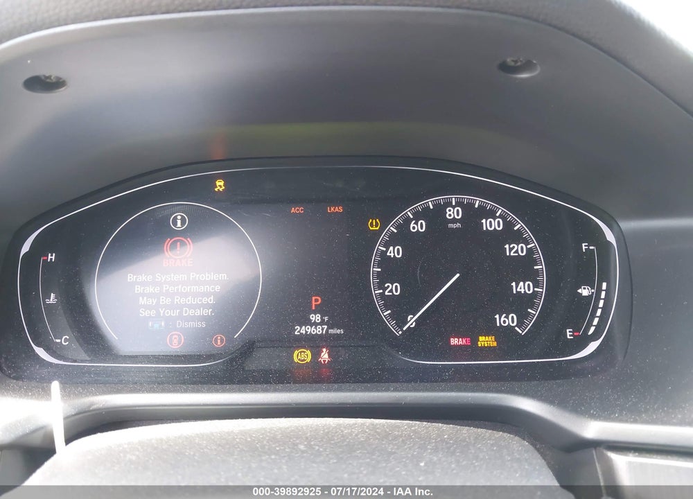 2019 HONDA ACCORD LX VIN: 1HGCV1F12KA153496