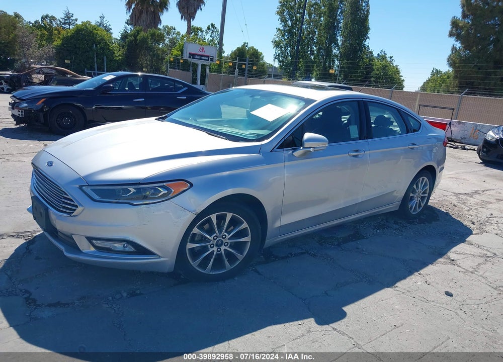 2017 FORD FUSION SE VIN: 3FA6P0HD5HR399504