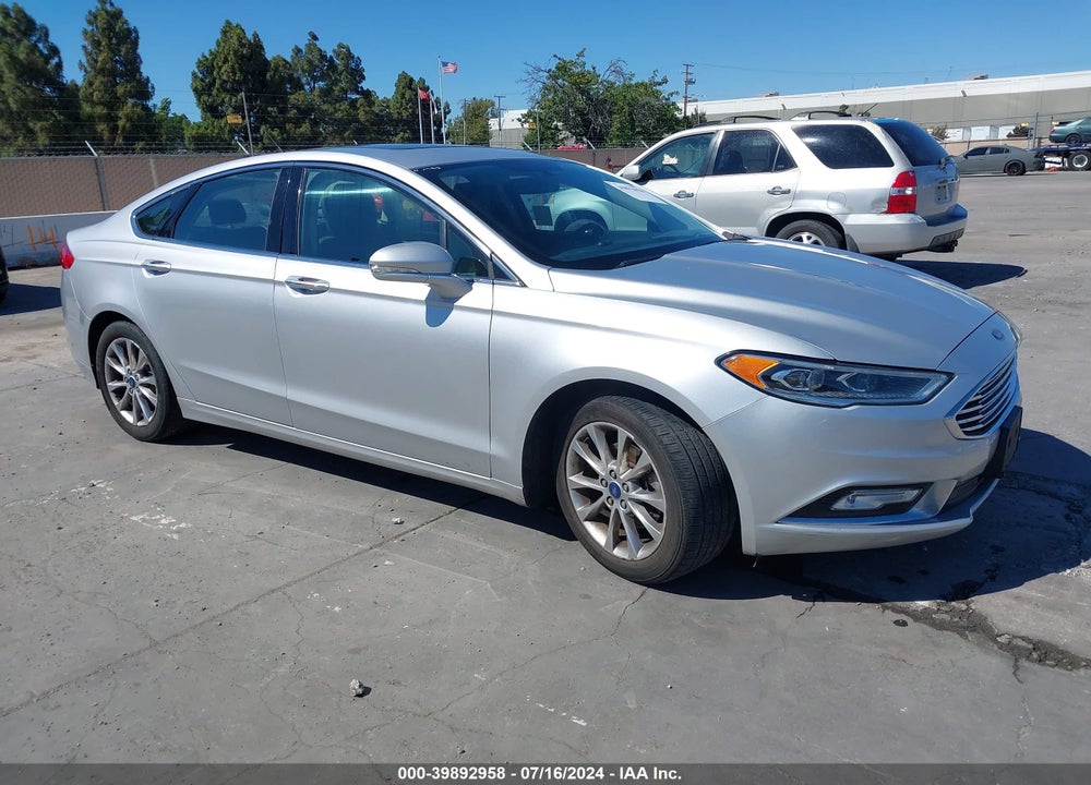 2017 FORD FUSION SE VIN: 3FA6P0HD5HR399504