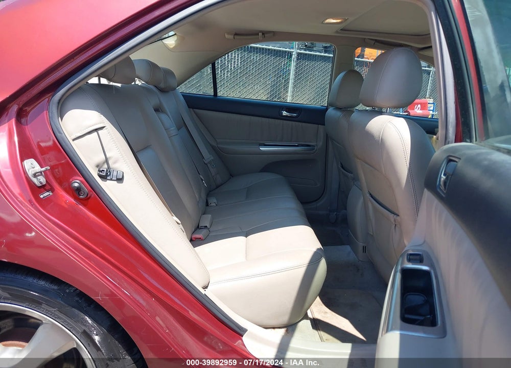 2005 TOYOTA CAMRY SE V6 VIN: 4T1BA32K35U508366