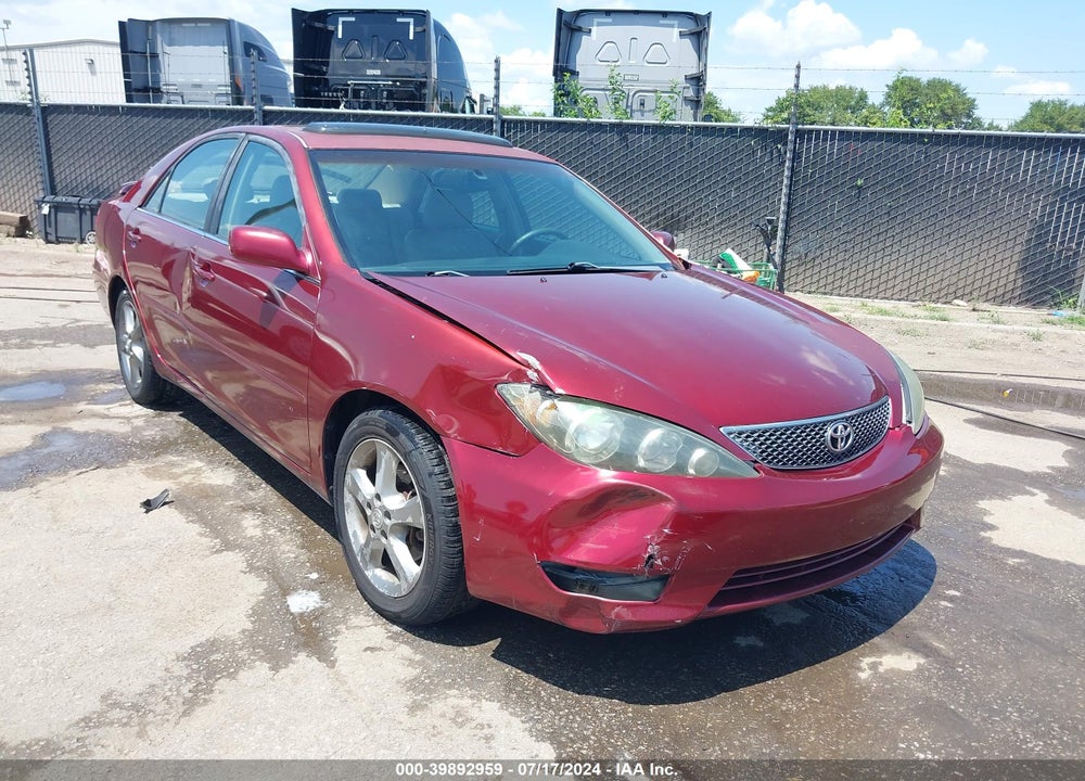 2005 TOYOTA CAMRY SE V6 VIN: 4T1BA32K35U508366