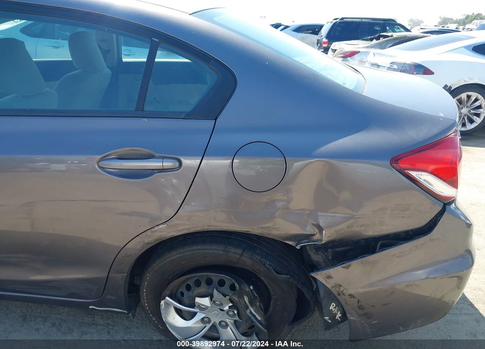 2013 HONDA CIVIC LX VIN: 19XFB2F58DE233107