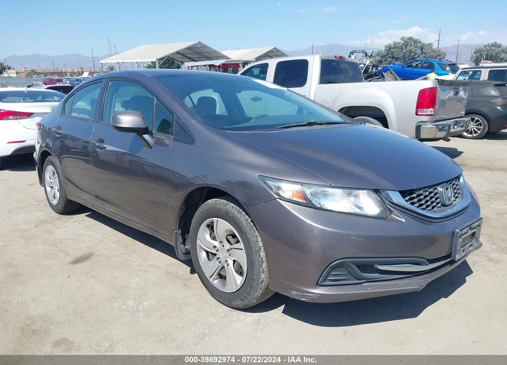 2013 HONDA CIVIC LX VIN: 19XFB2F58DE233107