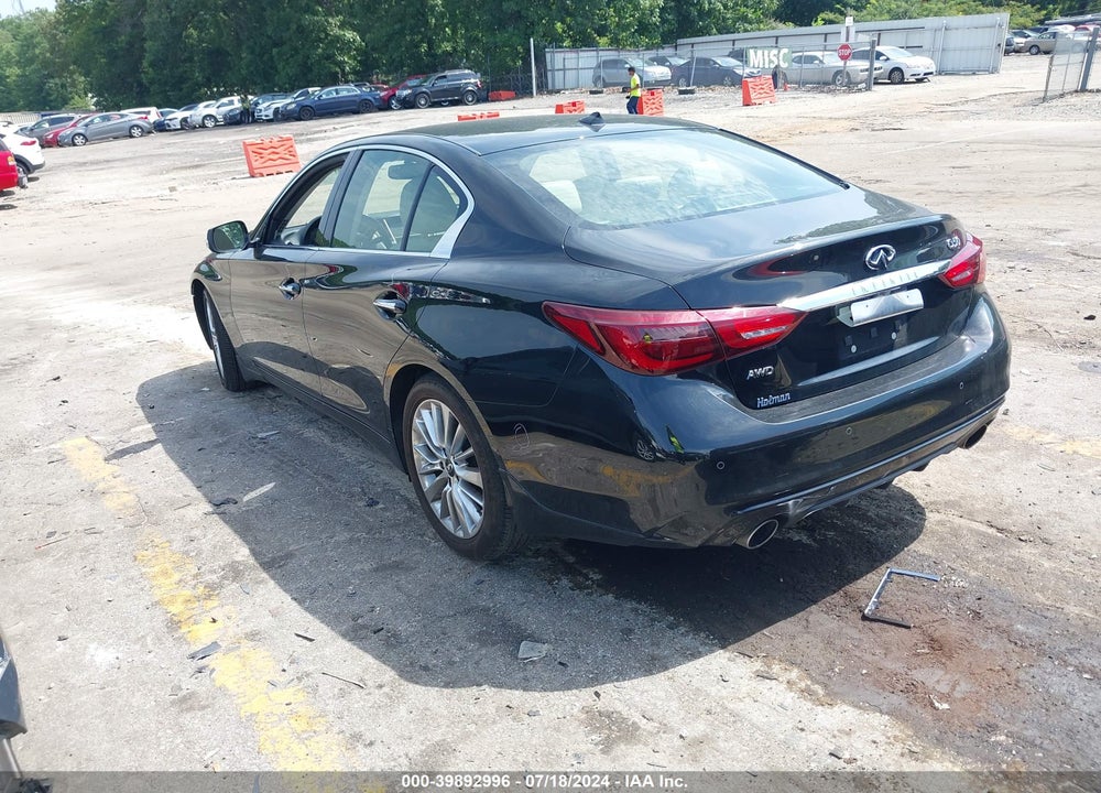 2021 INFINITI Q50 LUXE AWD VIN: JN1EV7BR0MM752908