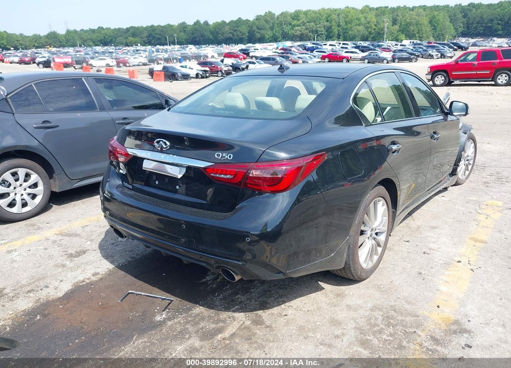 2021 INFINITI Q50 LUXE AWD VIN: JN1EV7BR0MM752908