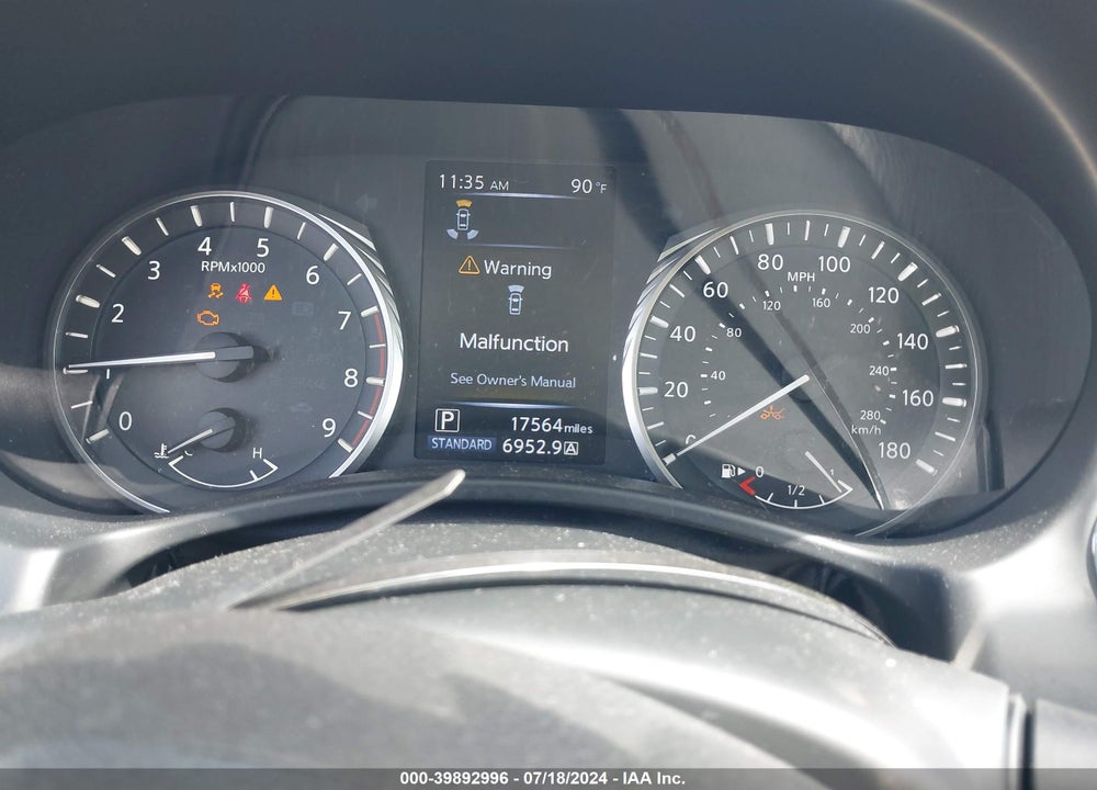 2021 INFINITI Q50 LUXE AWD VIN: JN1EV7BR0MM752908