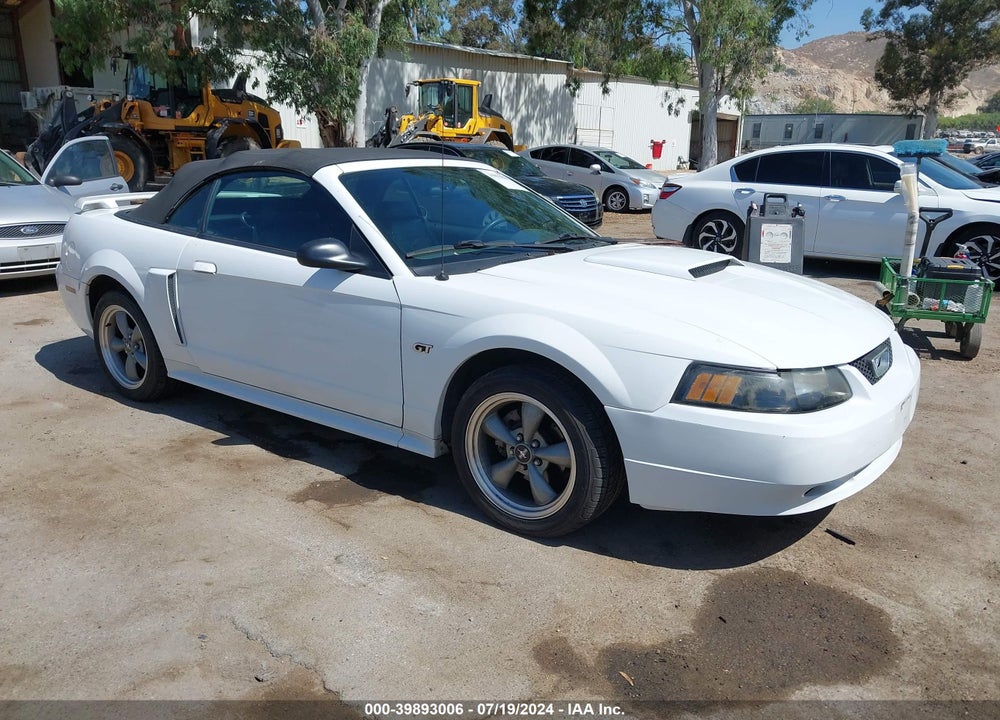 2002 FORD MUSTANG GT VIN: 1FAFP45X42F167745
