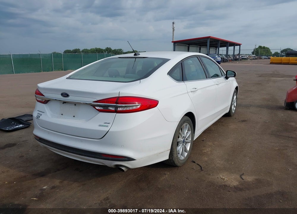 2017 FORD FUSION SE VIN: 3FA6P0HD5HR258156