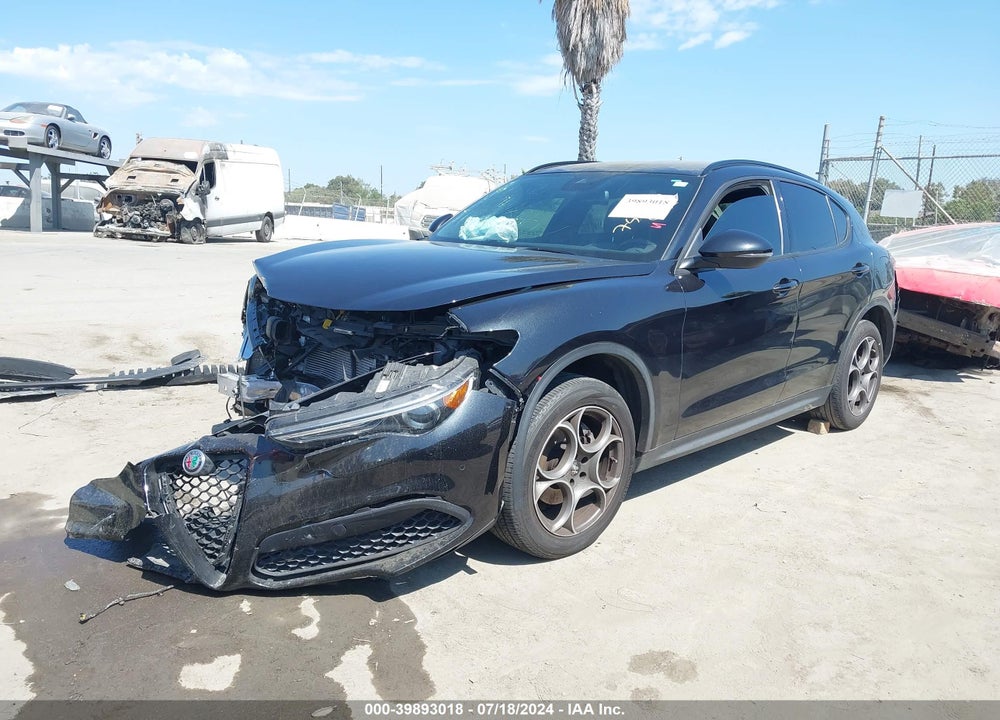 2022 ALFA ROMEO STELVIO SPRINT RWD VIN: ZASPAJAN7N7D37573