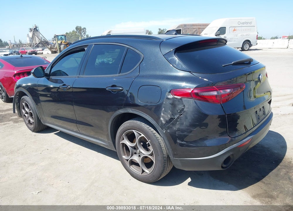 2022 ALFA ROMEO STELVIO SPRINT RWD VIN: ZASPAJAN7N7D37573