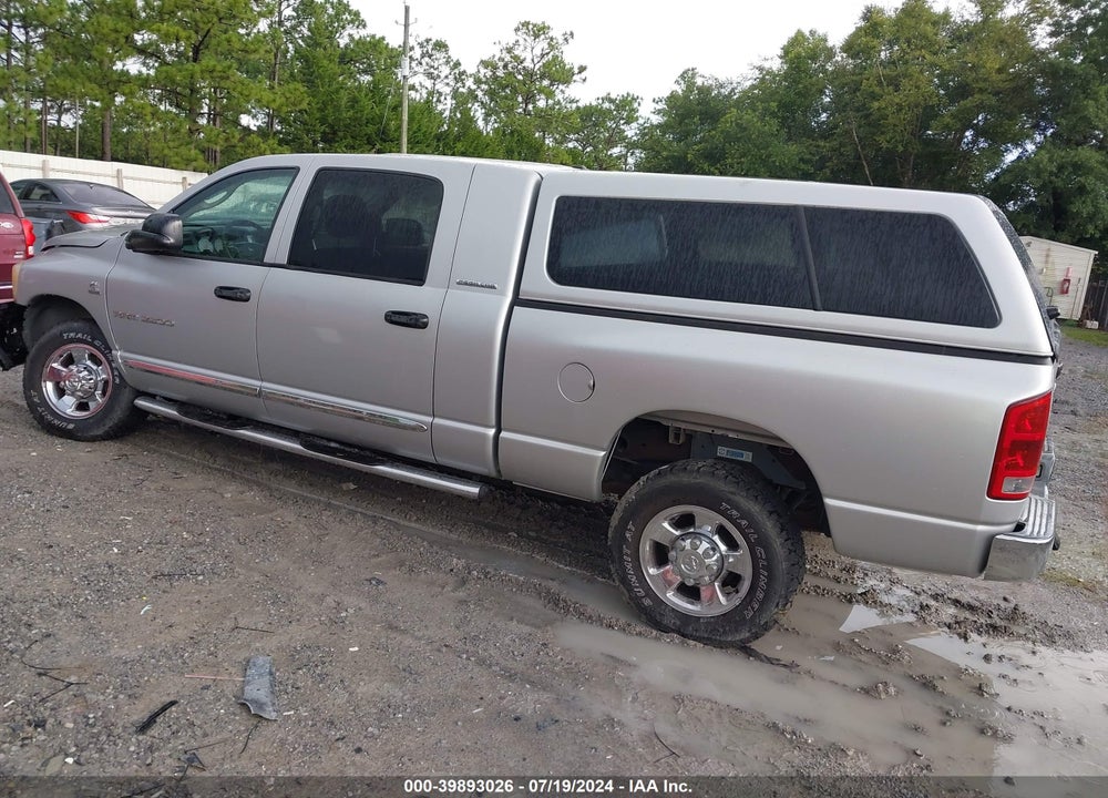 2006 DODGE RAM 2500 LARAMIE VIN: 3D7KS29C26G192690