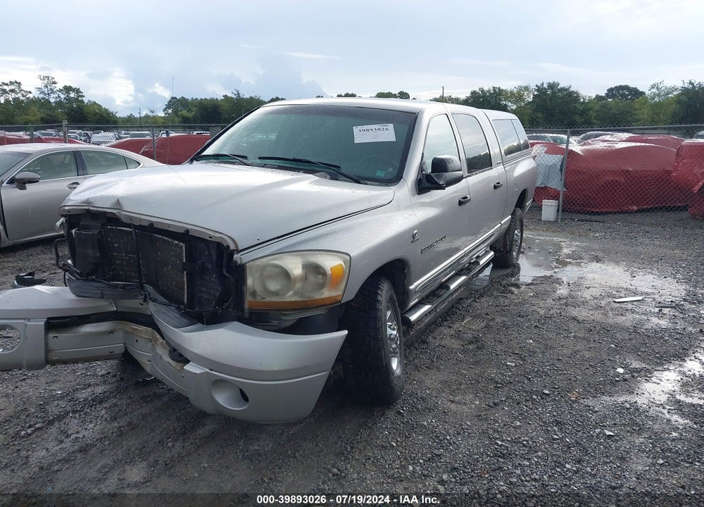 2006 DODGE RAM 2500 LARAMIE VIN: 3D7KS29C26G192690